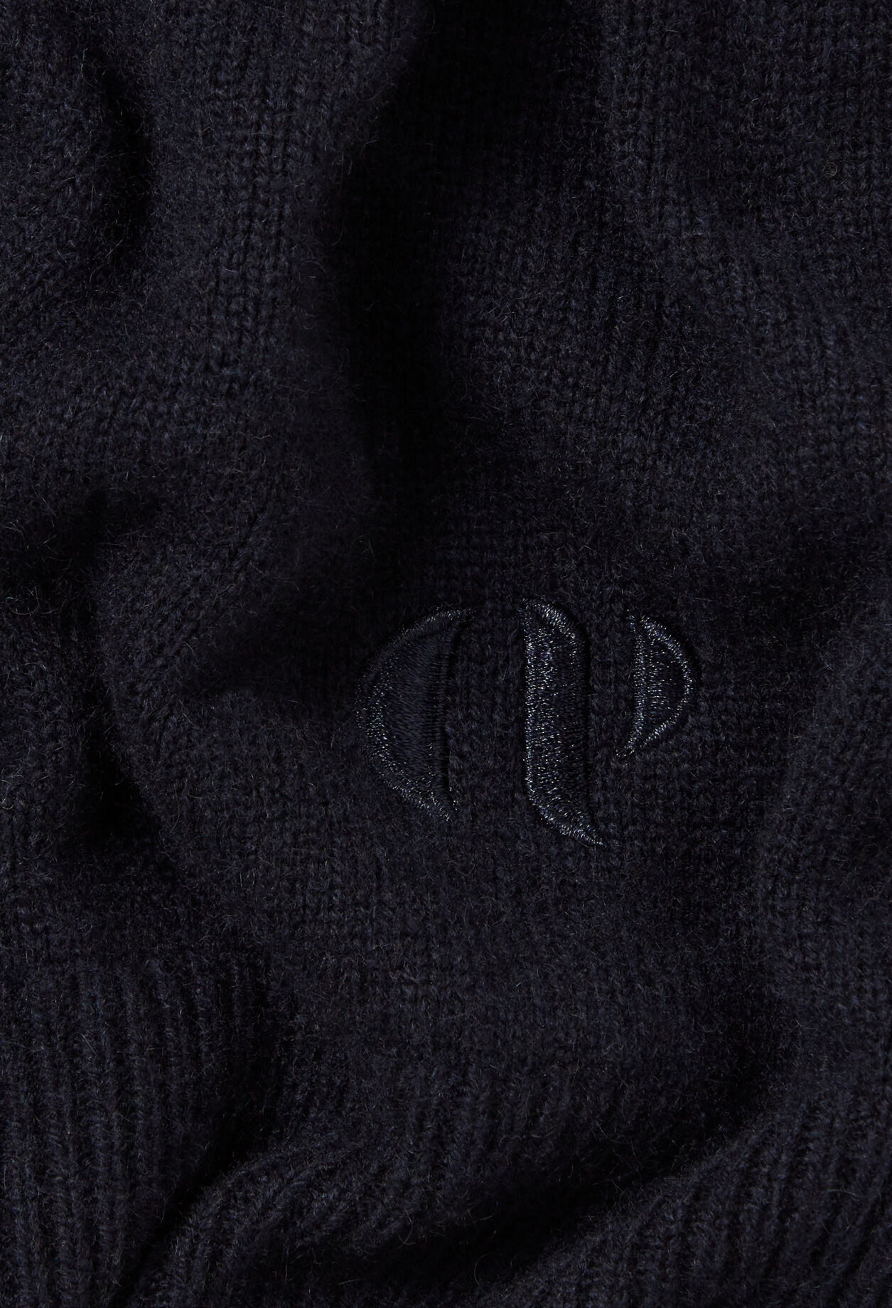Marineblauer Kaschmirpullover