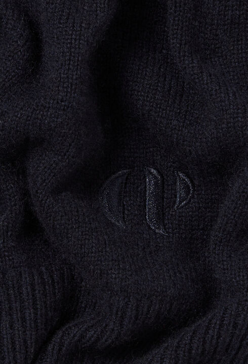 Marineblauer Kaschmirpullover