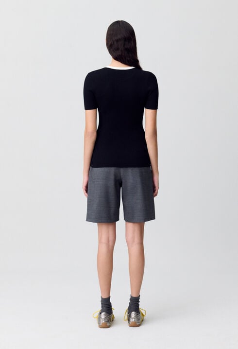 Feinmaschiges T-Shirt