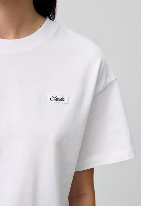 Weites Baumwoll-T-Shirt
