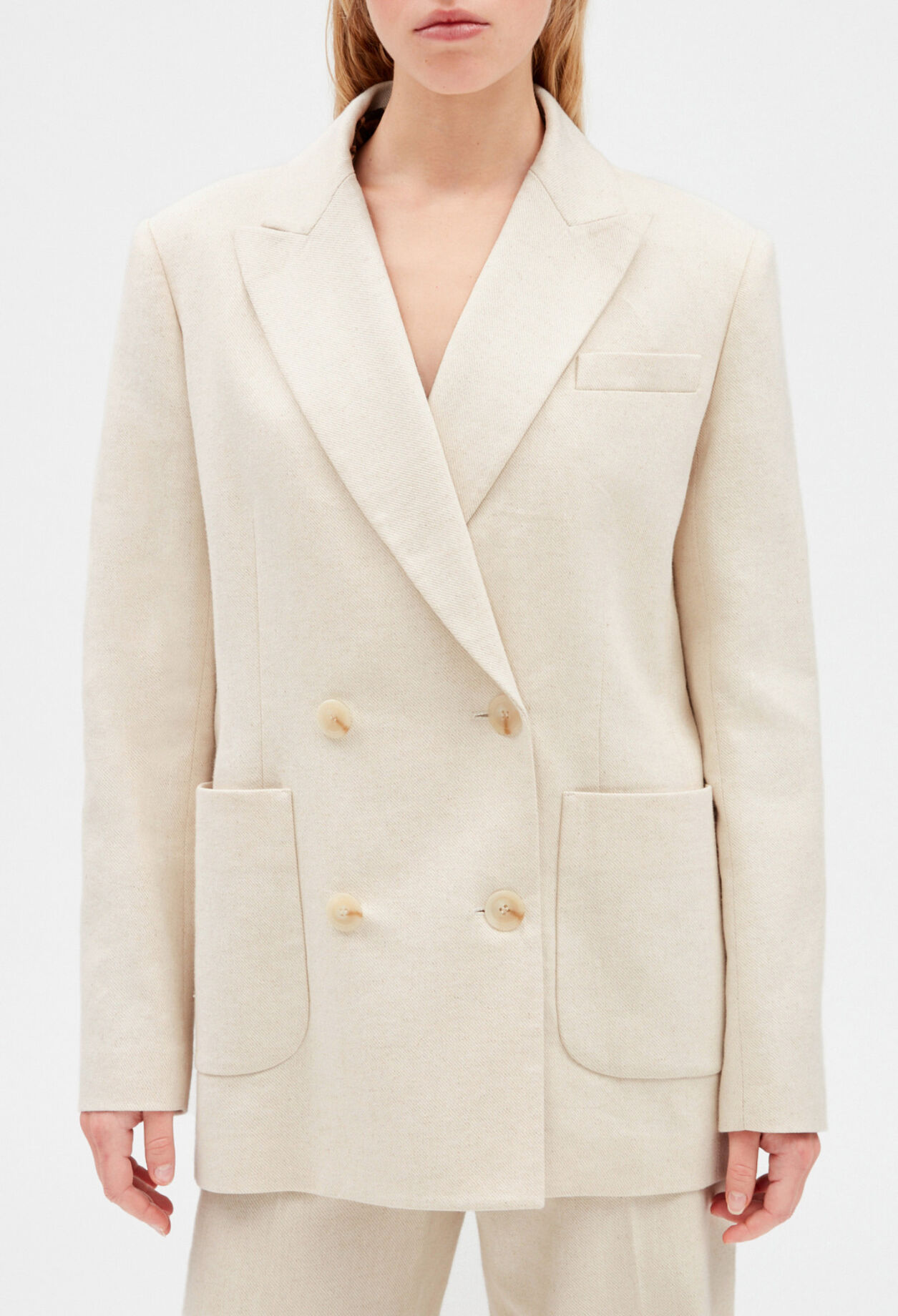 Kostümjacke, beige