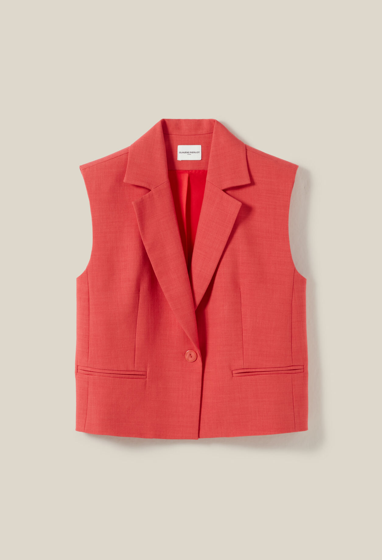 Terracotta-Farbener Anzugblazer