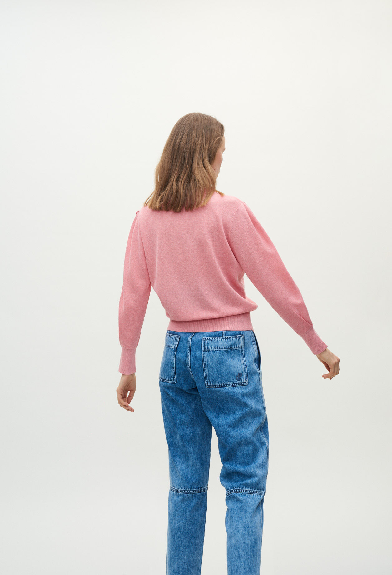Cardigan mit Rundhalsausschnitt
