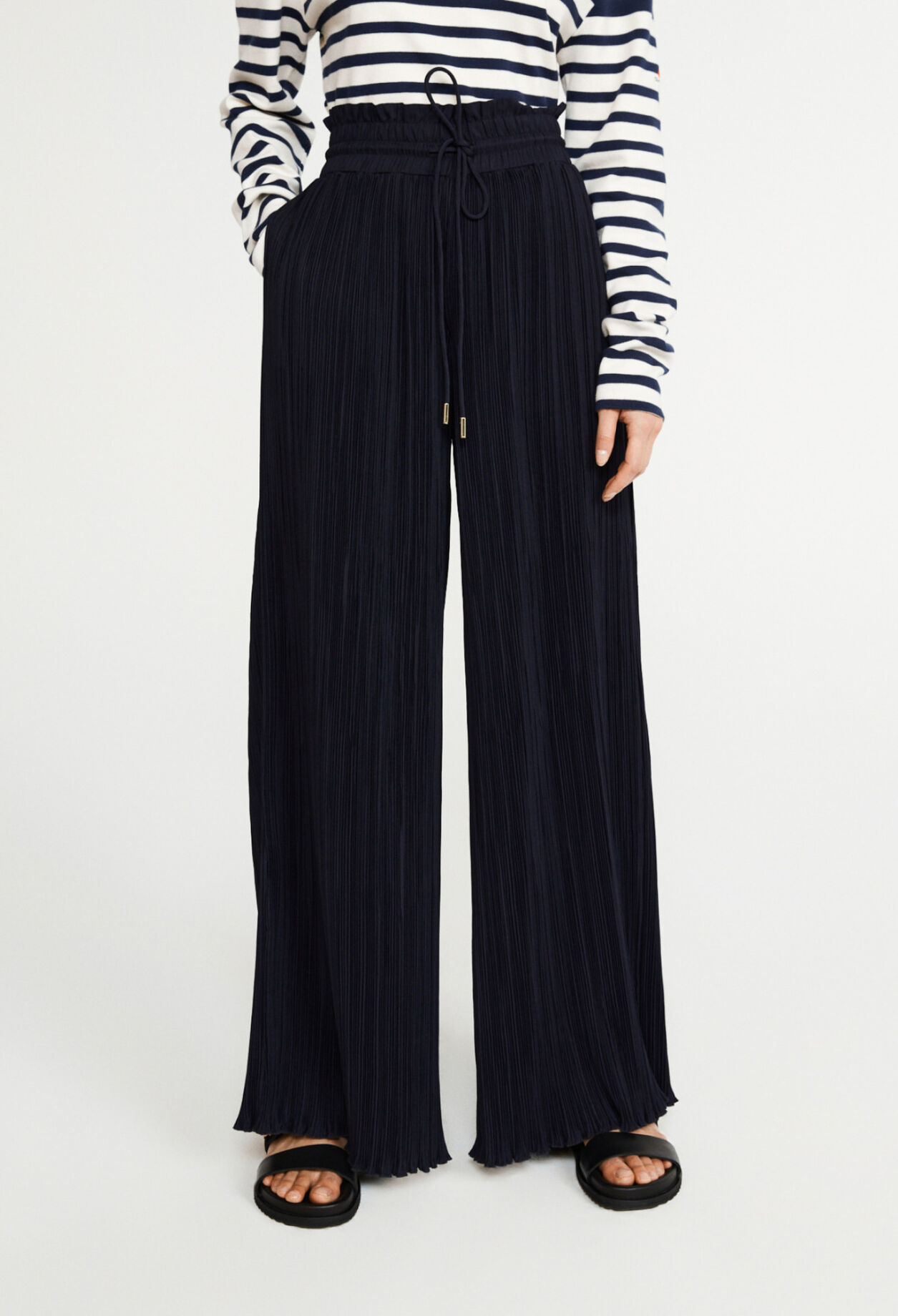 Plissierte Hose