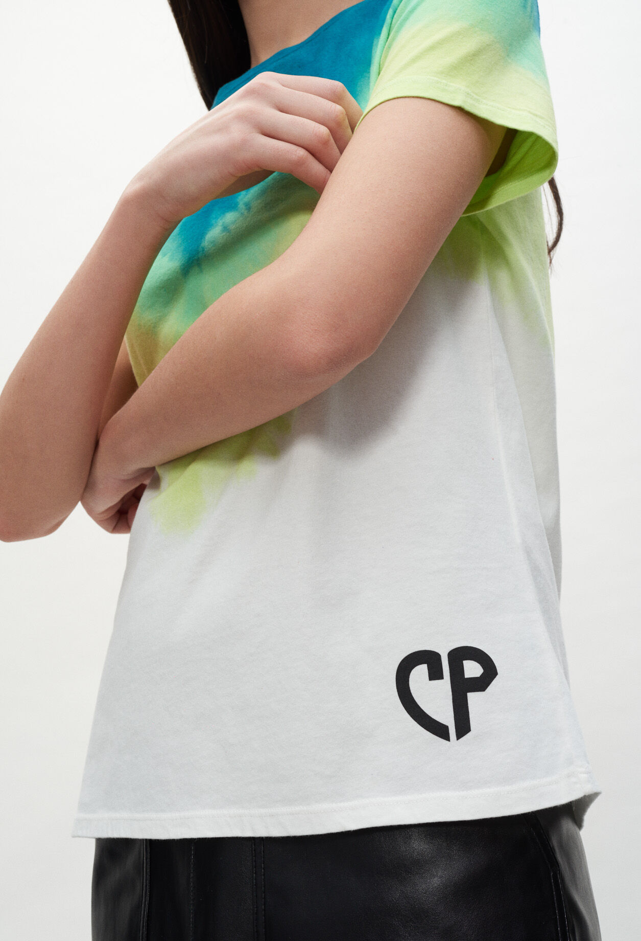 Geometrisches T-Shirt tie & dye