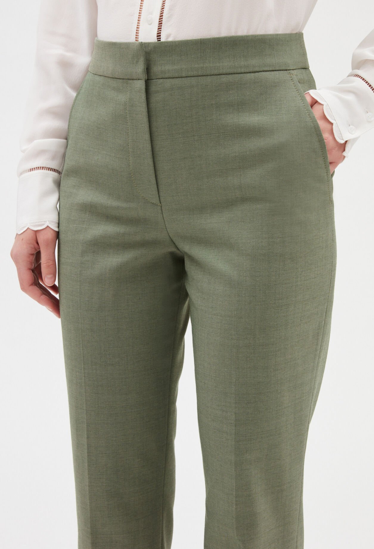 Kostümhose, khakifarben