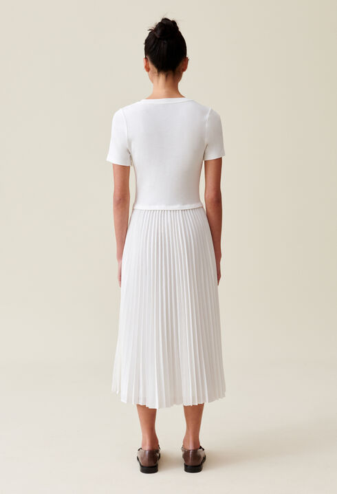 Zweistoff-Kleid Twist