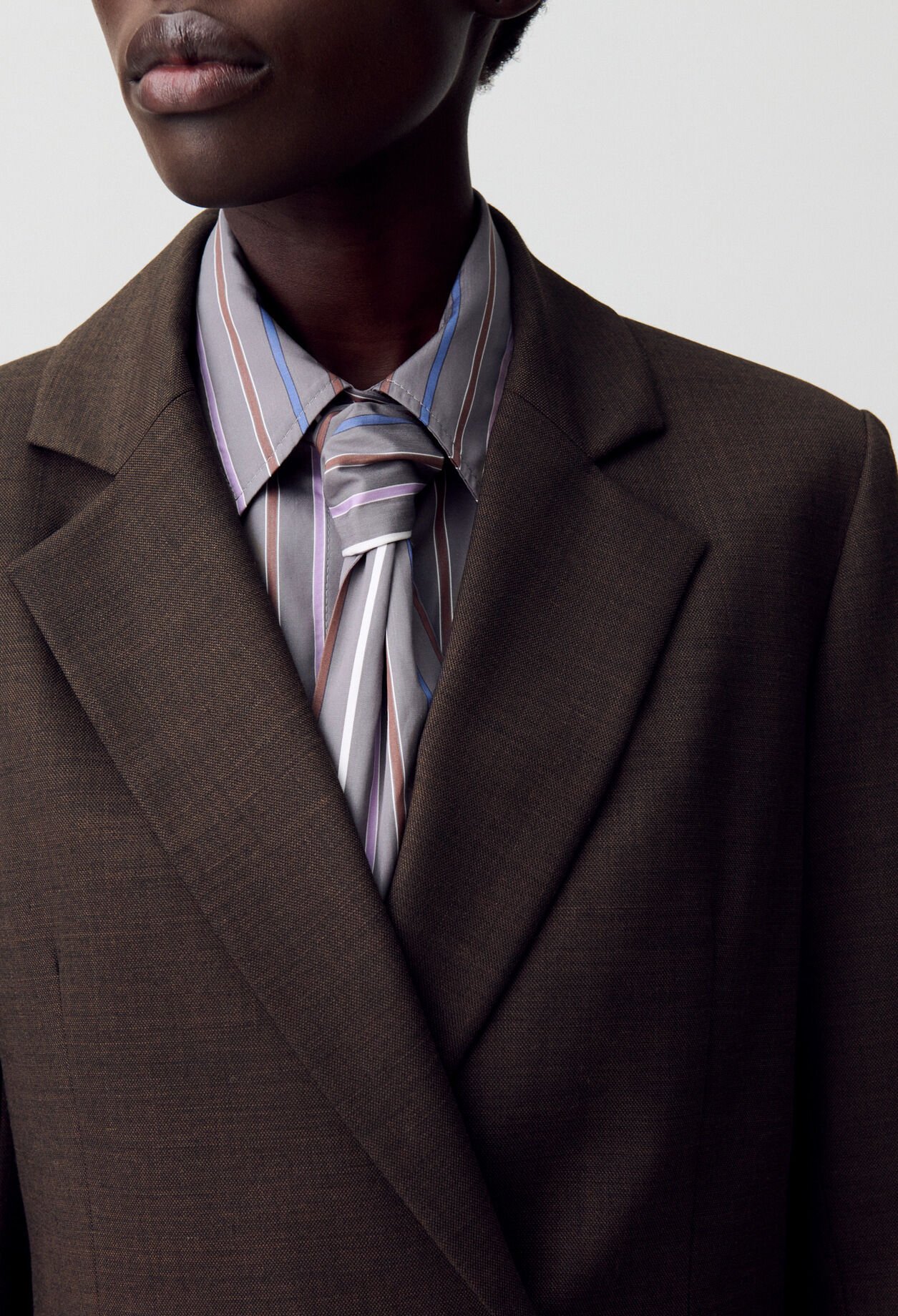 Blazer-Jacke im Anzugstil