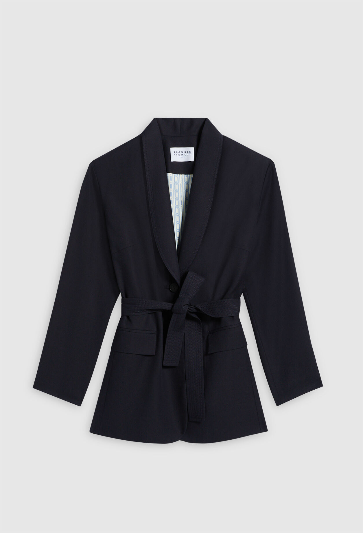 Gegürtete Jacke