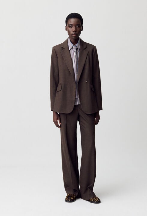 Blazer-Jacke im Anzugstil