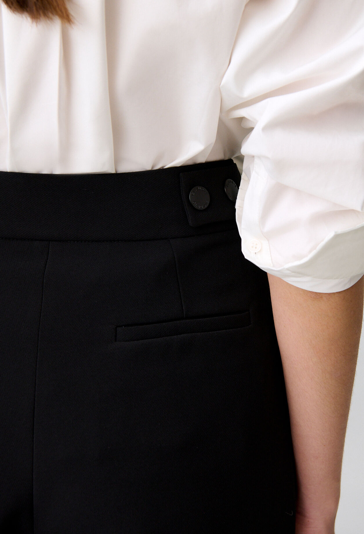 Weite, gerade Tailoring-Hose