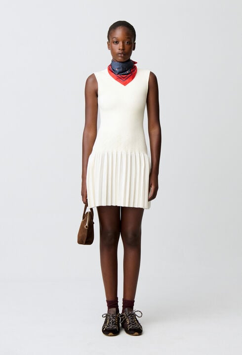 Kurzes Strickkleid