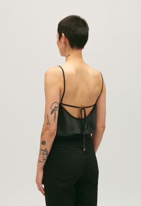 Trägertop schwarz 