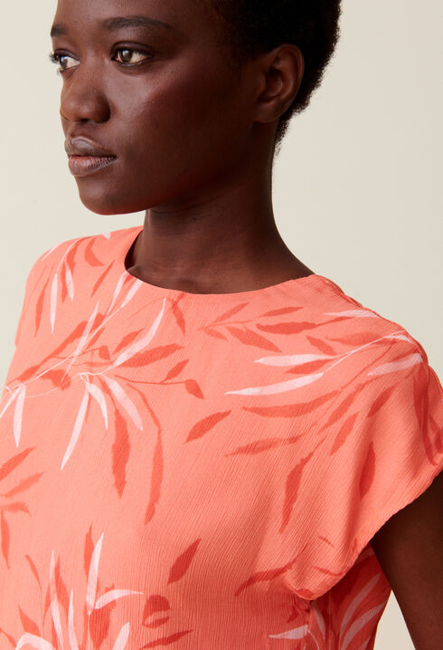 Neckholder-Top mit Blumenmuster
