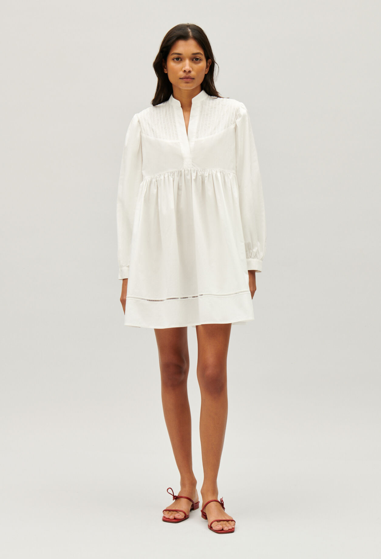 Kleid mit Kimono Kragen fur Frauen Claudie Pierlot