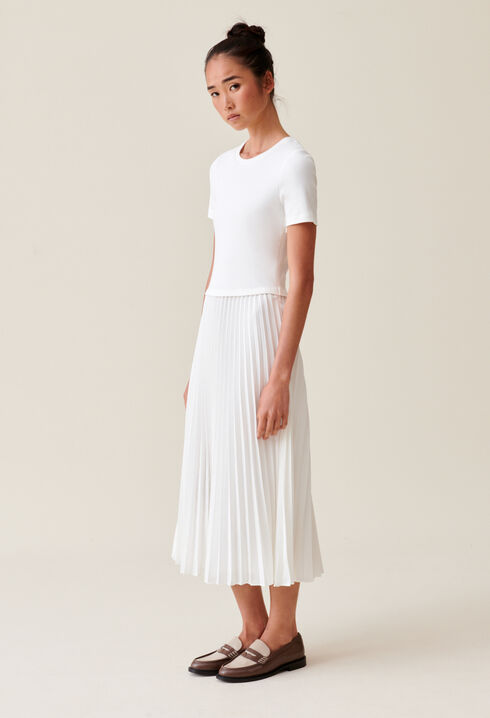 Zweistoff-Kleid Twist