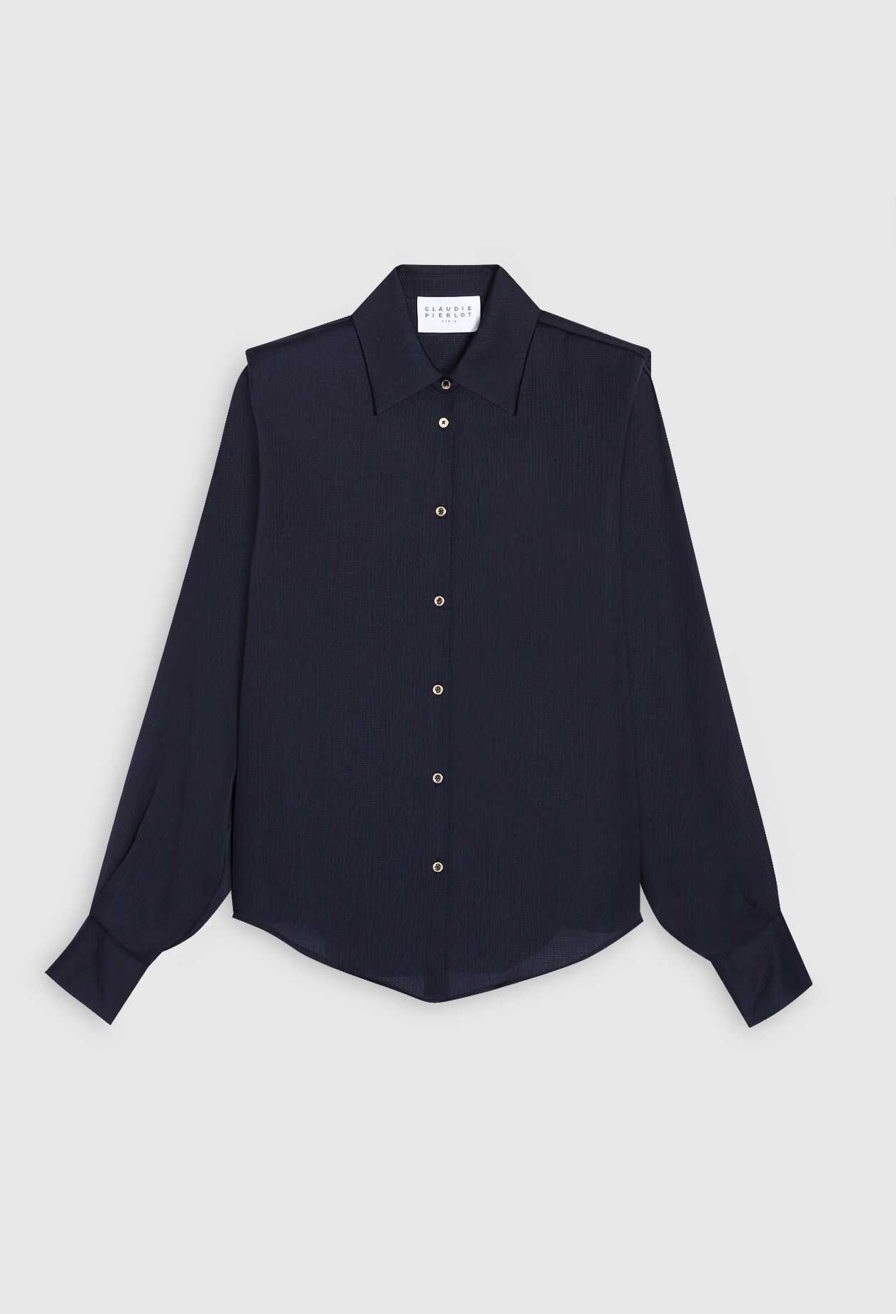 Shirt mit Schulterpolstern