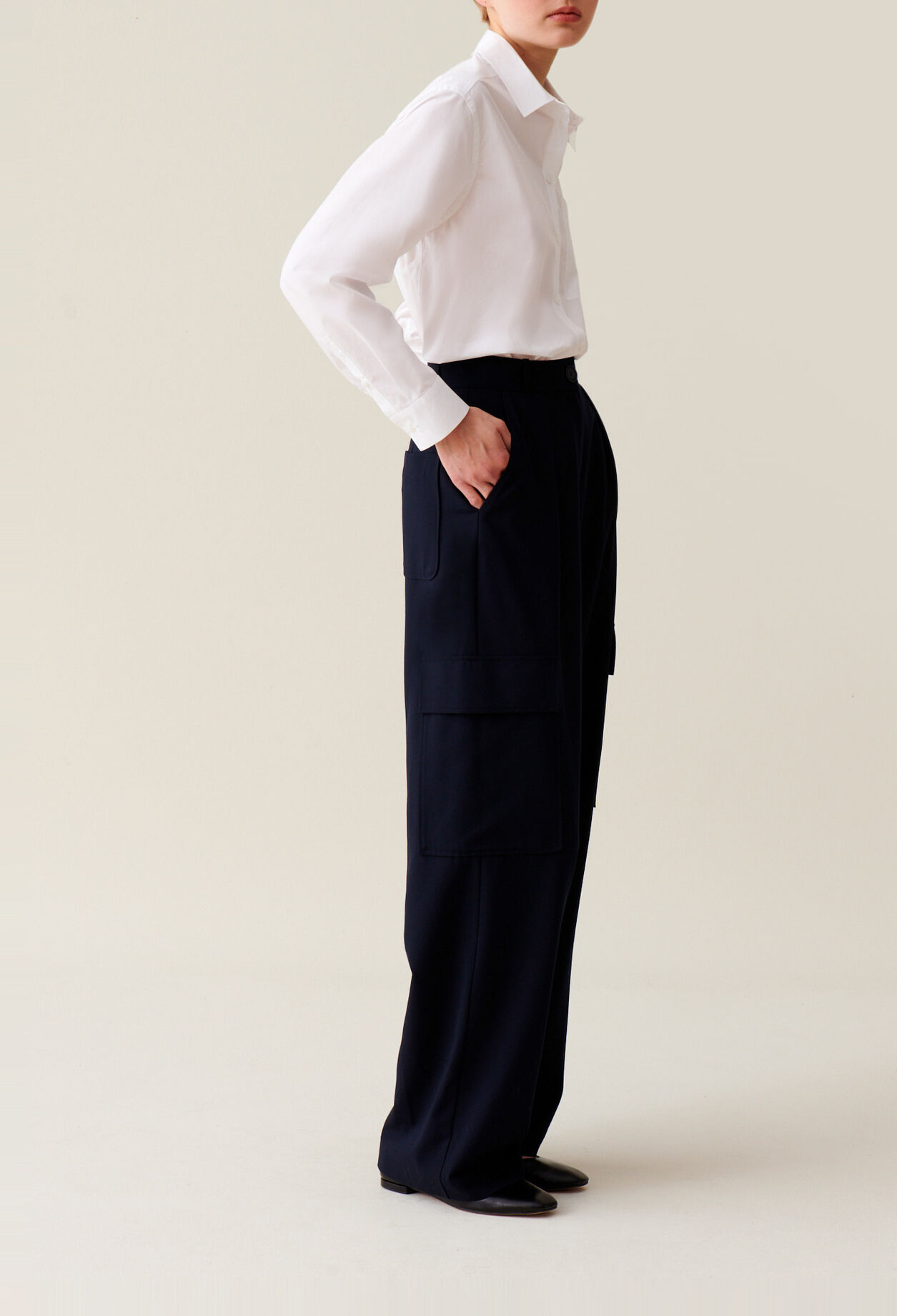 Cargohose Marineblau