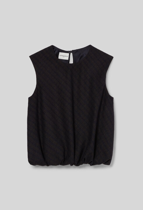 Kurzes blusiges Top