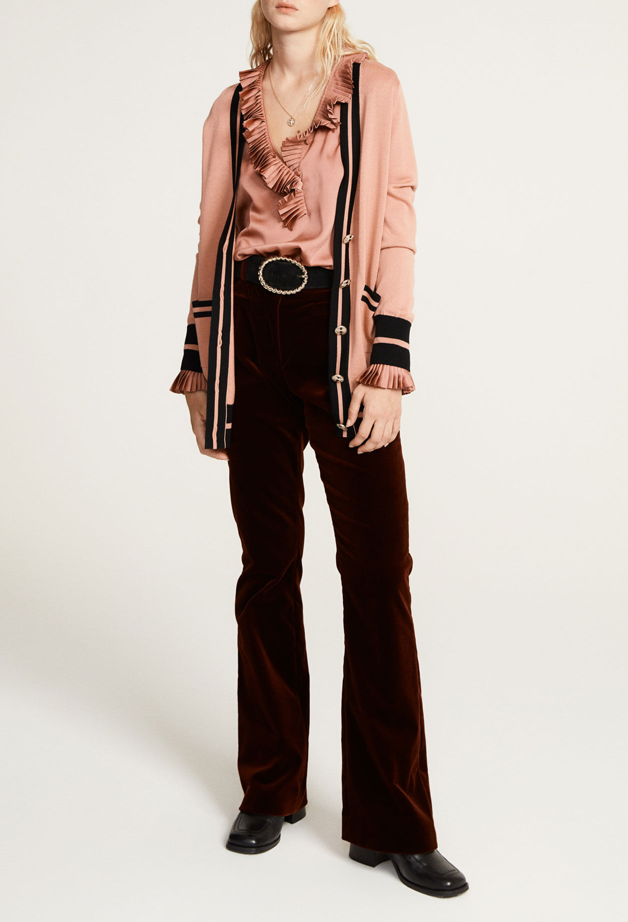 Zweifarbiger Cardigan