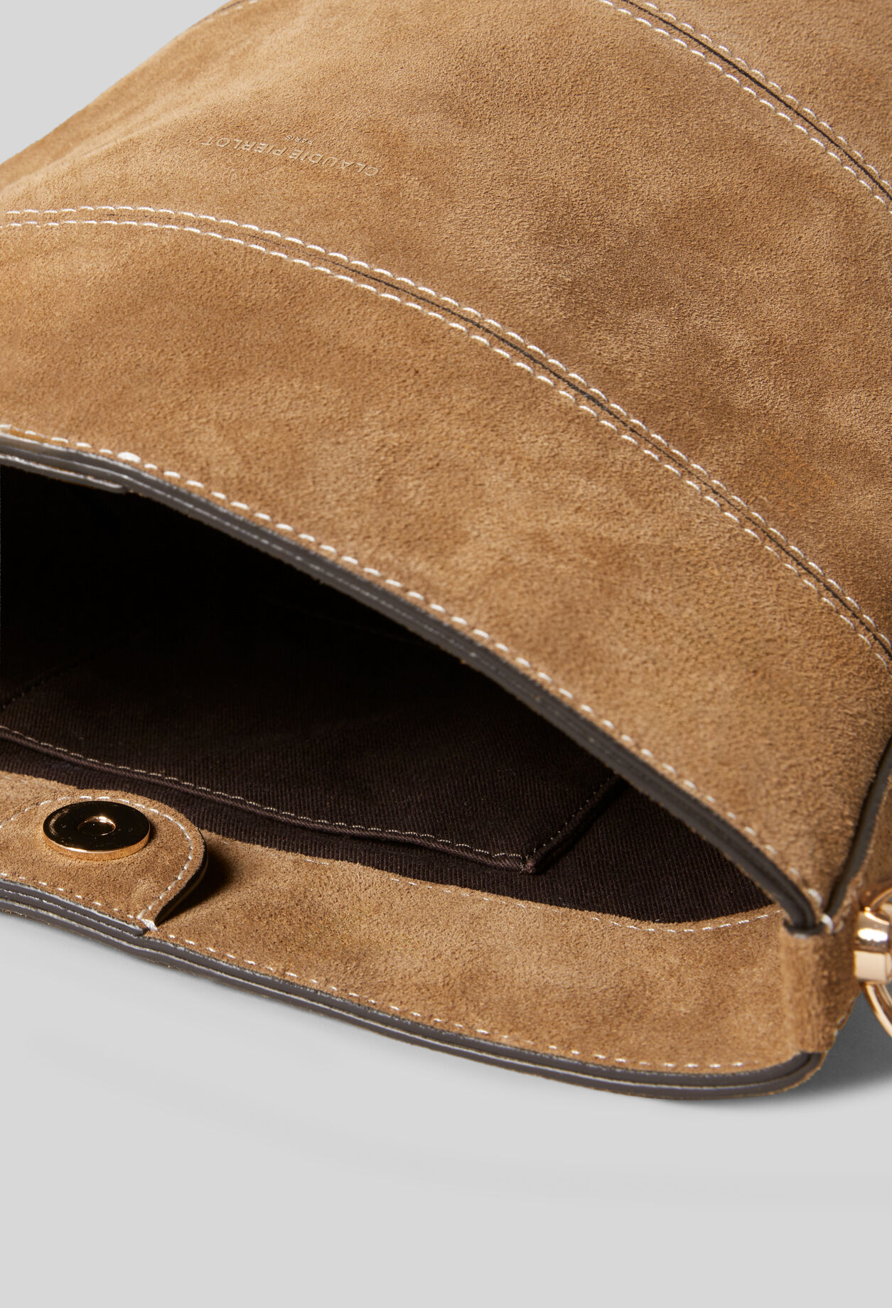 Solveig Beuteltasche aus Wildleder