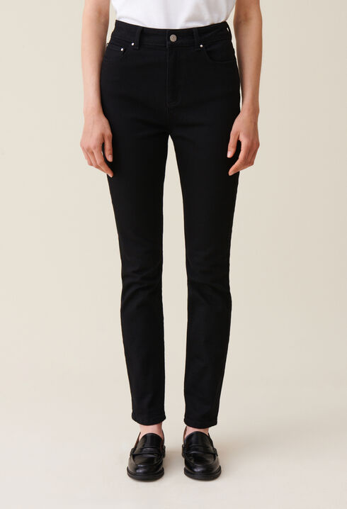 Schwarze Slim-Jeans