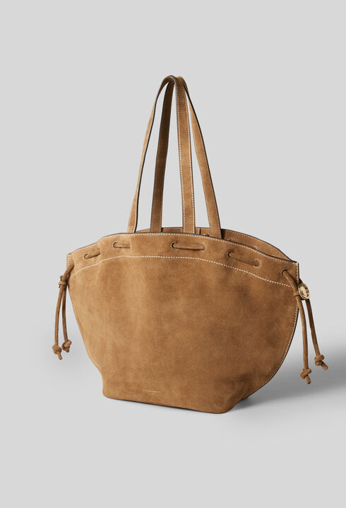 Shopper-Tasche aus Wildleder