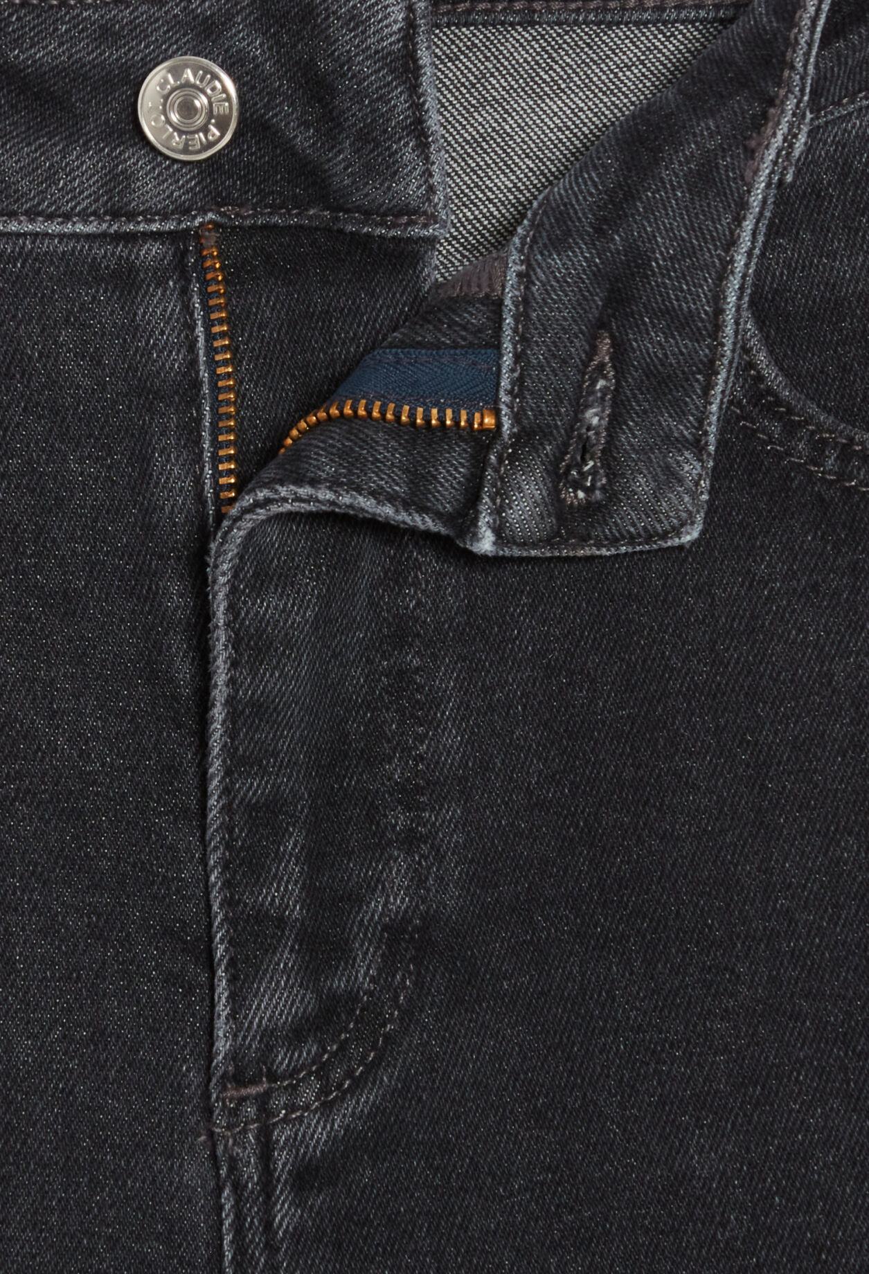 Anthrazitgraue Skinny-Jeans