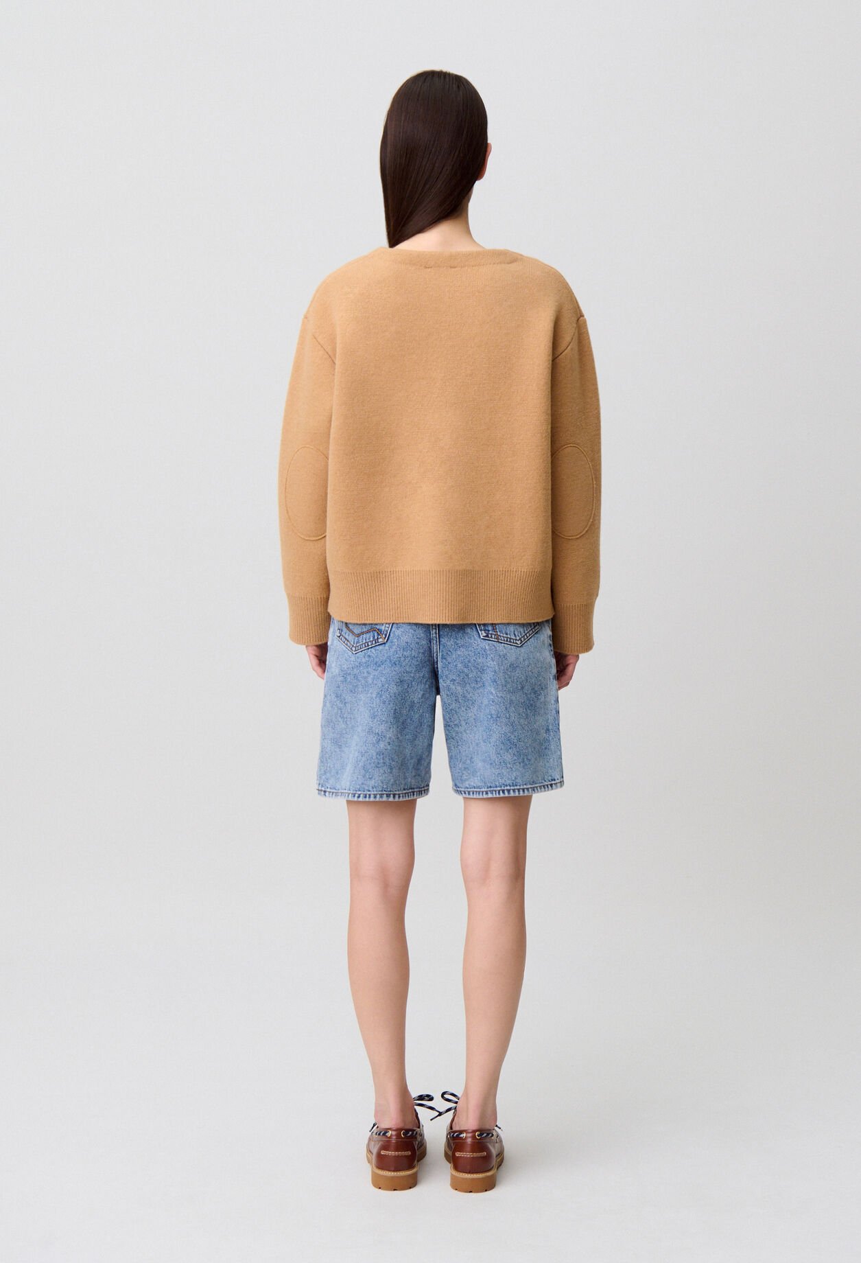 Oversize-Cardigan aus Wollmischung