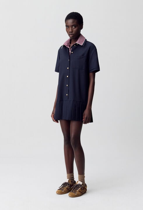 Kurzarm-Hemdkleid