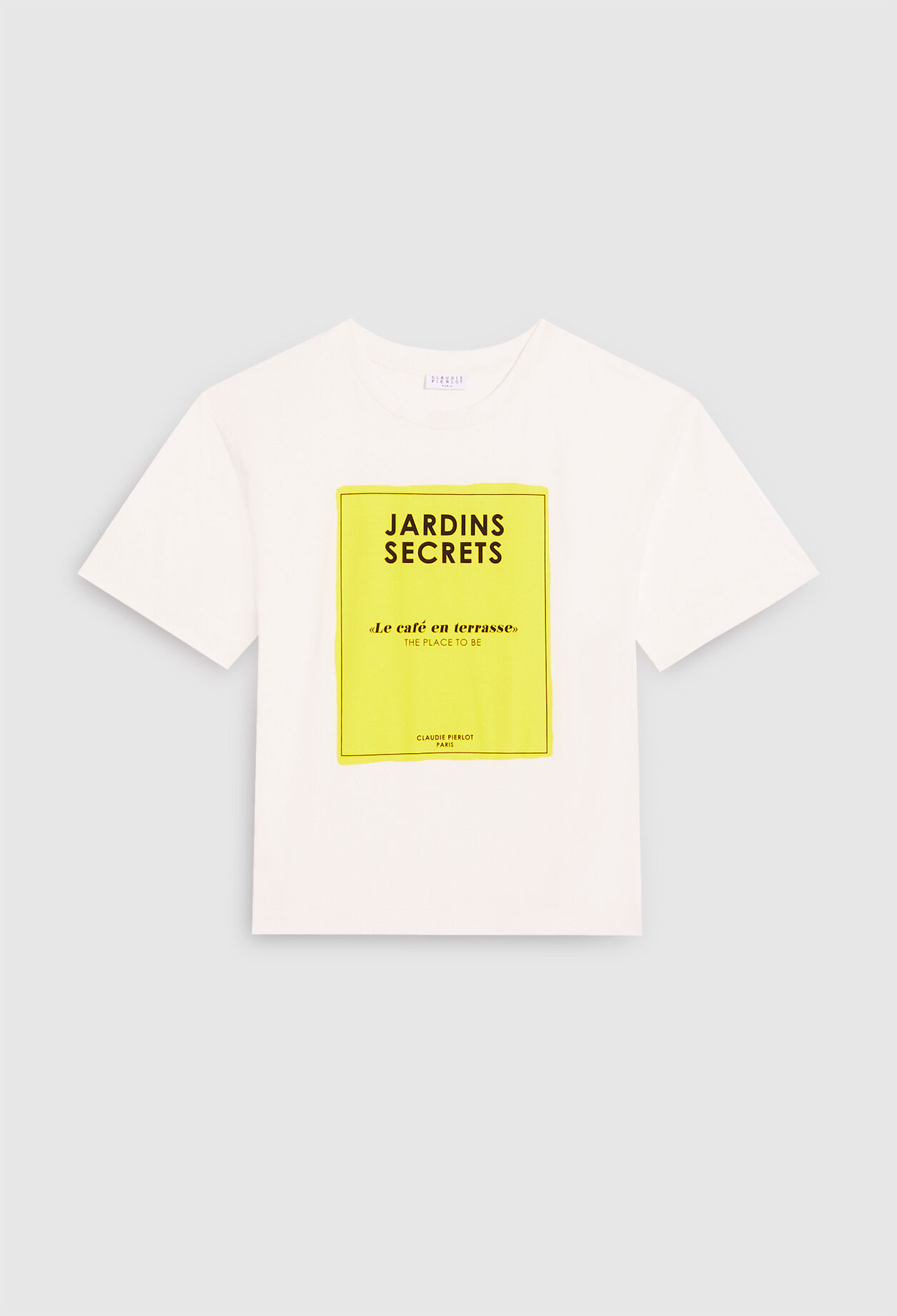 T-Shirt mit Siebdruck aus Bio-Baumwolle