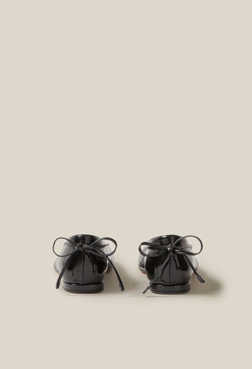 Ballerinas Lackleder