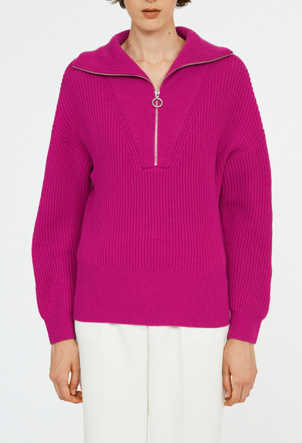 Pullover mit Troyerkragen
