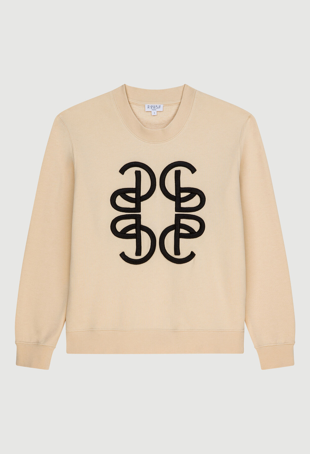 Sweatshirt mit Monogramm