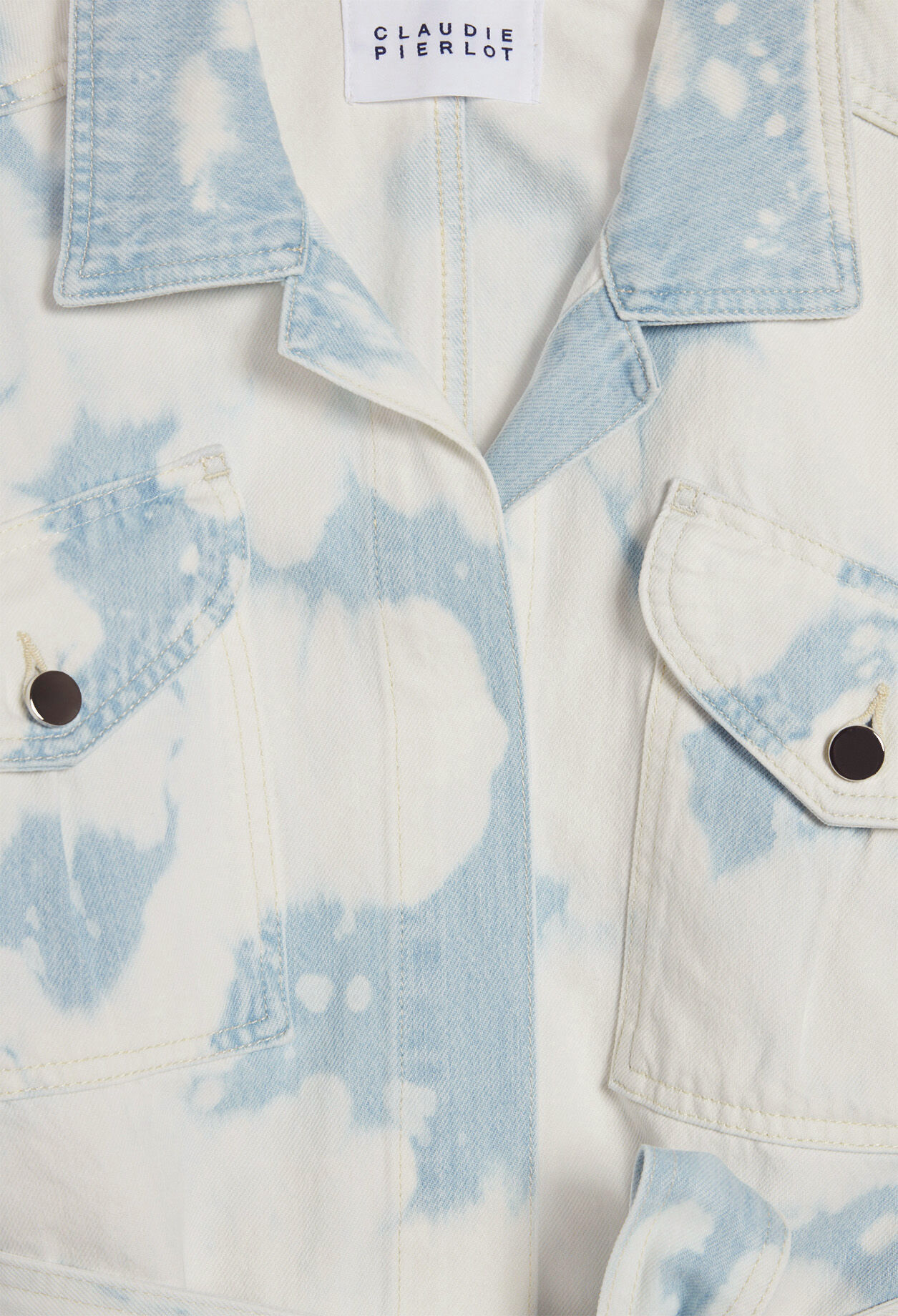 Jeansjacke mit langen Ärmeln
