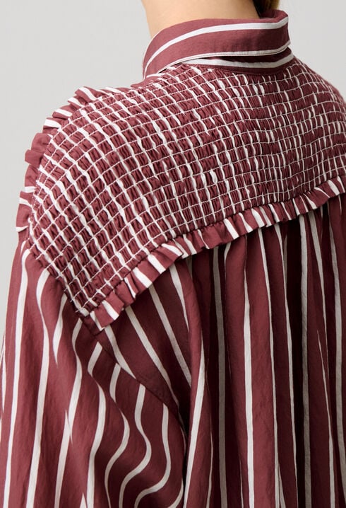 Gestreiftes Oversize-Hemd