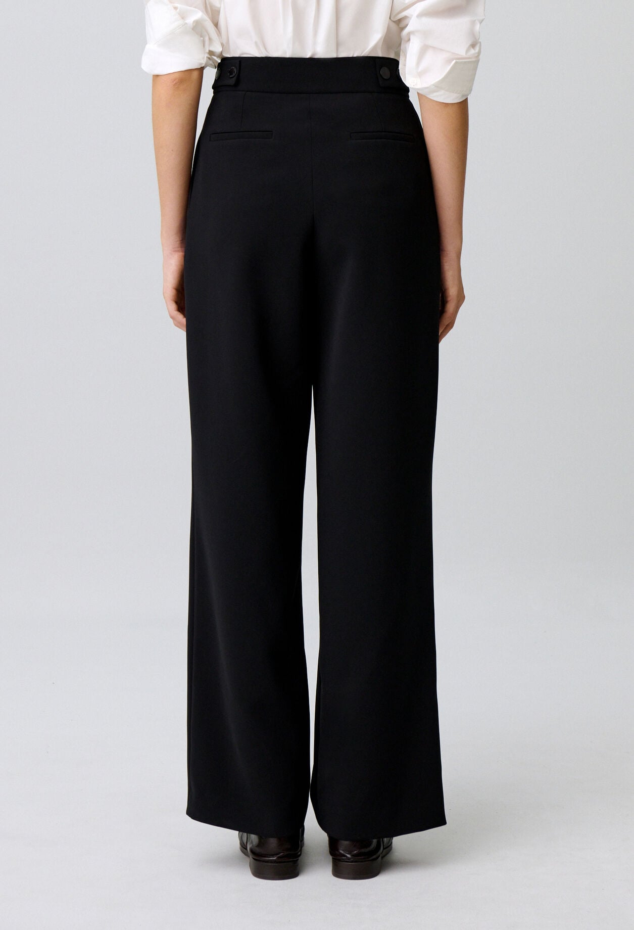 Weite, gerade Tailoring-Hose