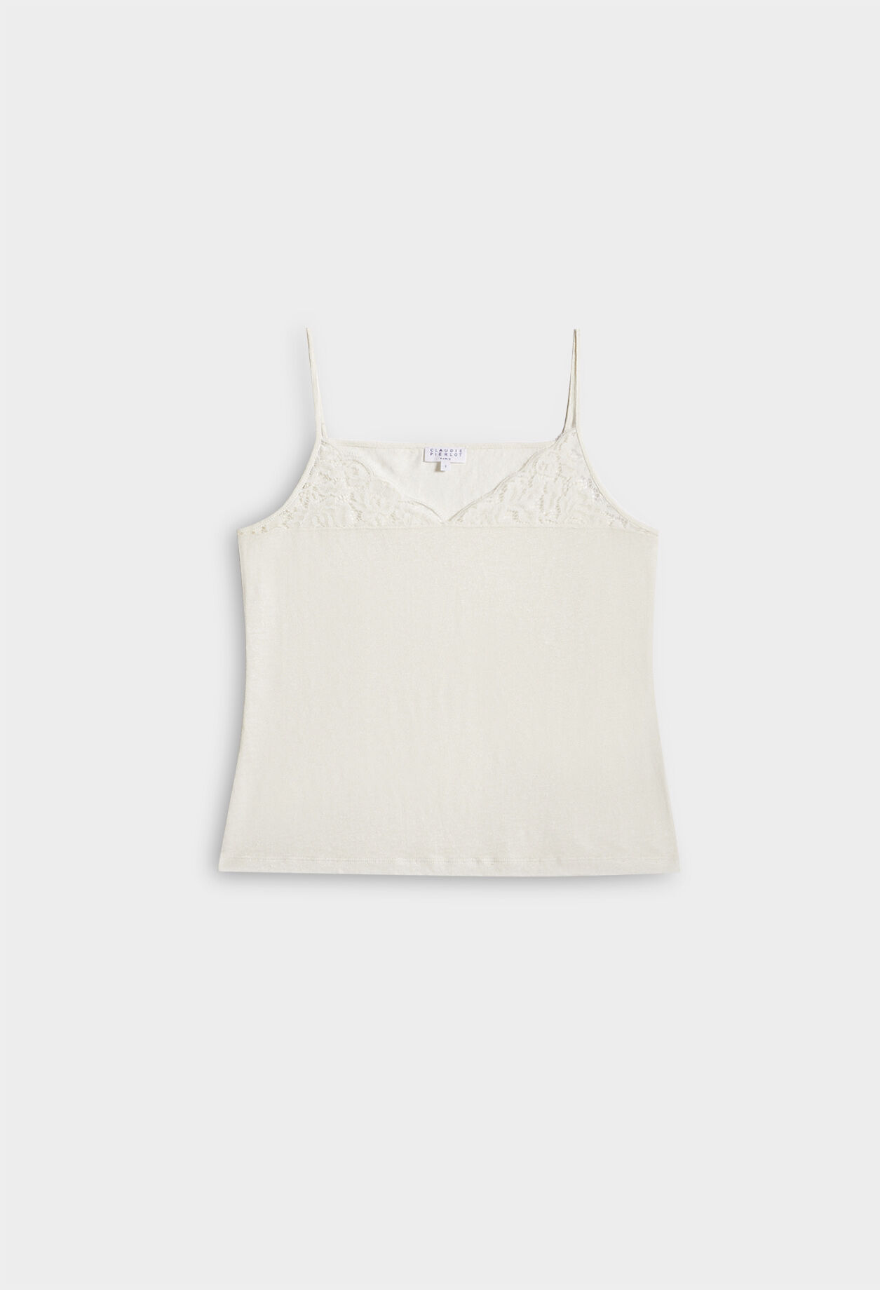 Tanktop mit dünnen Trägern