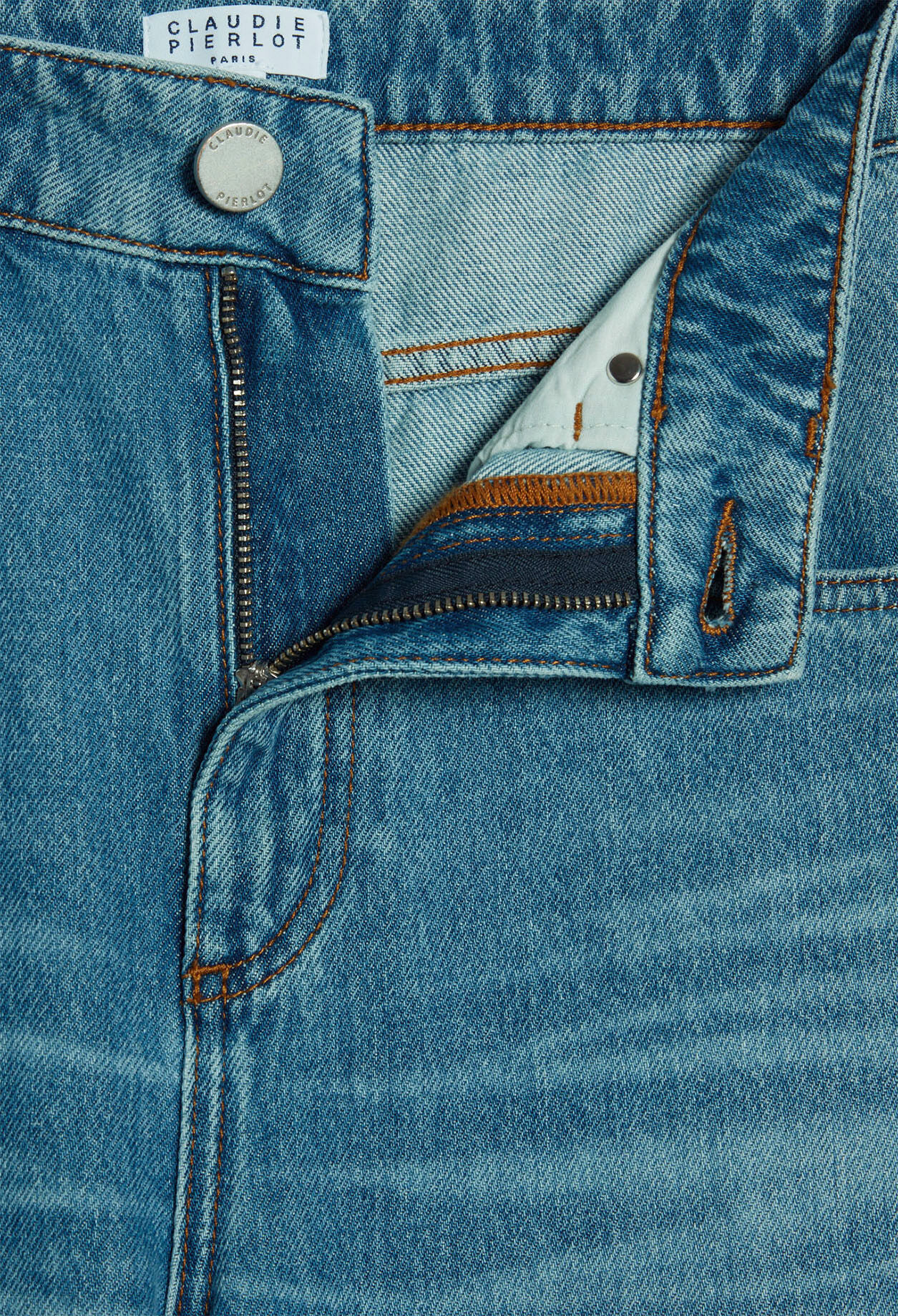 Verwaschene Jeans aus Bio-Baumwolle