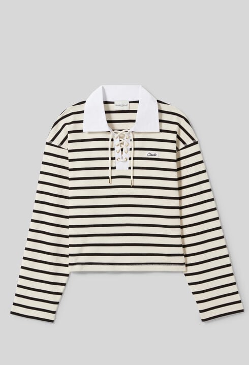 Gestreiftes Marine-T-Shirt
