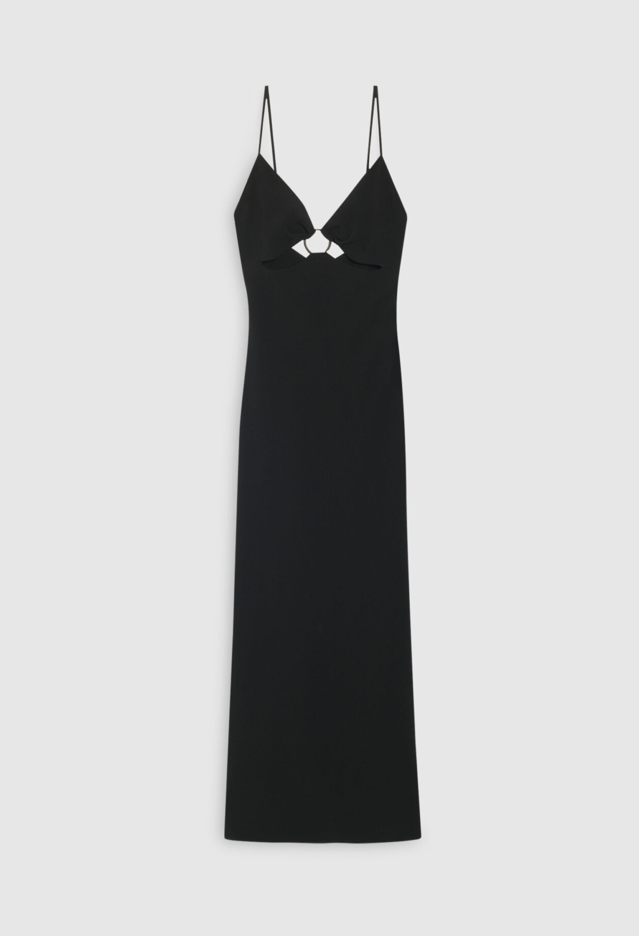 Midi-Kleid mit Schmuckring
