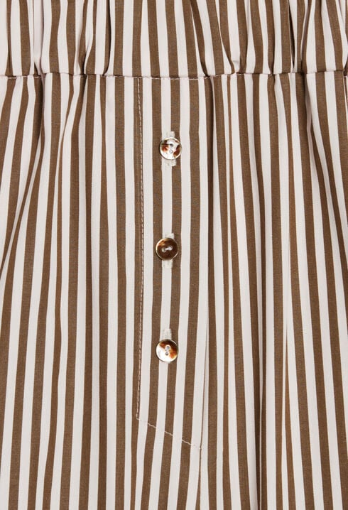 Shorts mit Streifen-Design Bronze