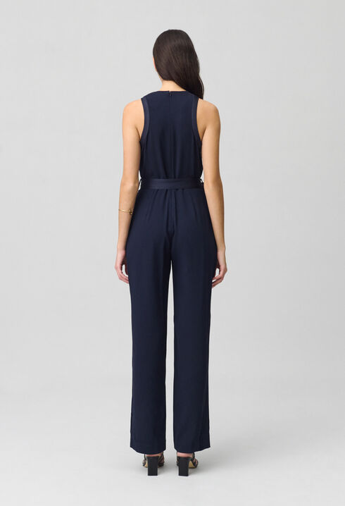 Jumpsuit, Marineblau