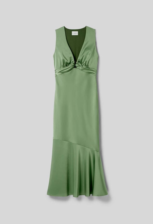 Fließendes Maxikleid
