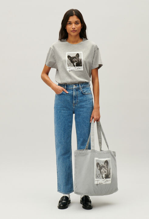 T-Shirt mit Jean Toto Printmotiv