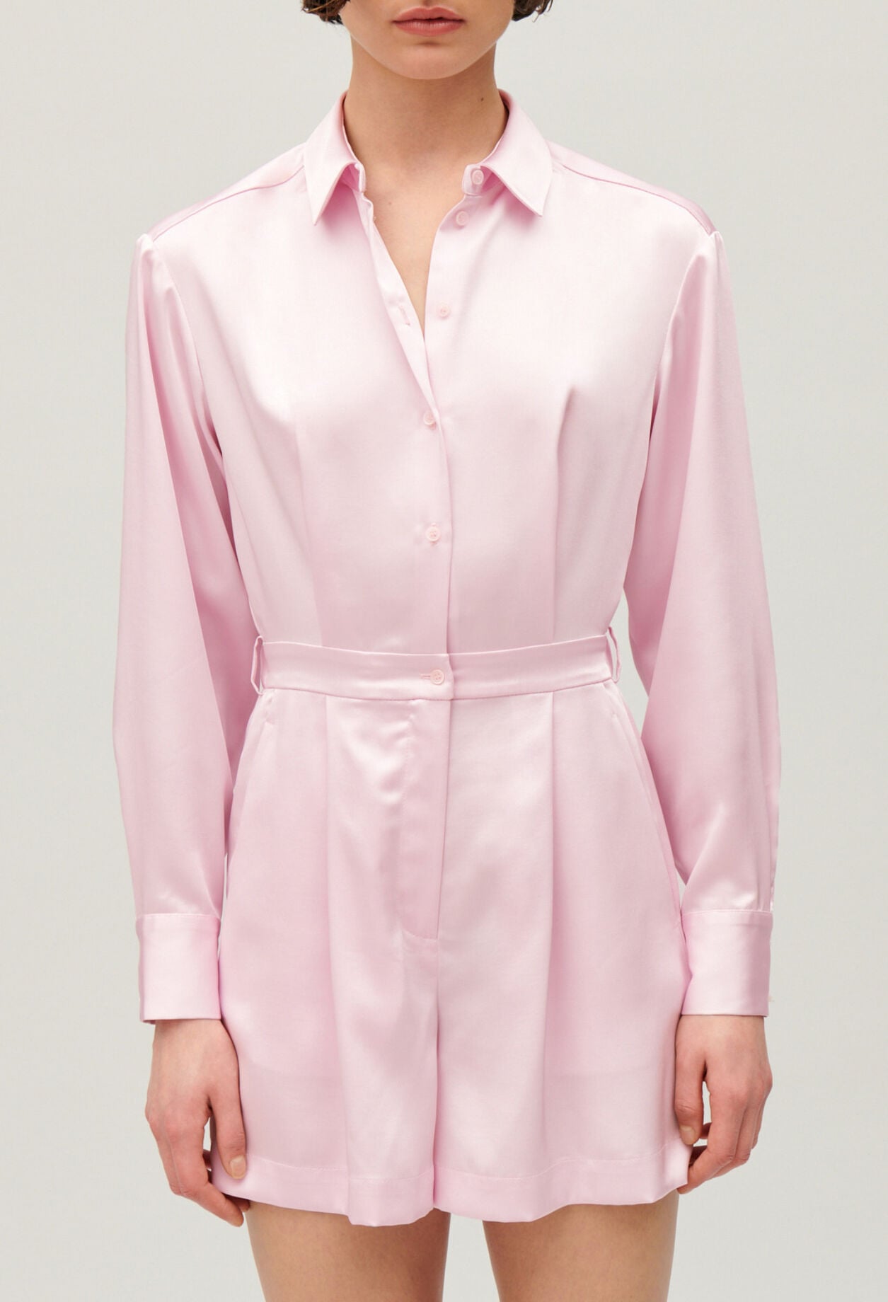 Gesmokter Playsuit Blush