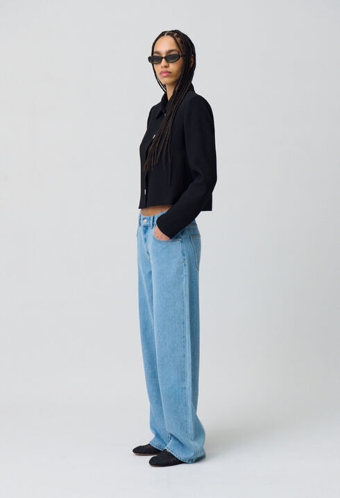 Weite Baggy-Jeans