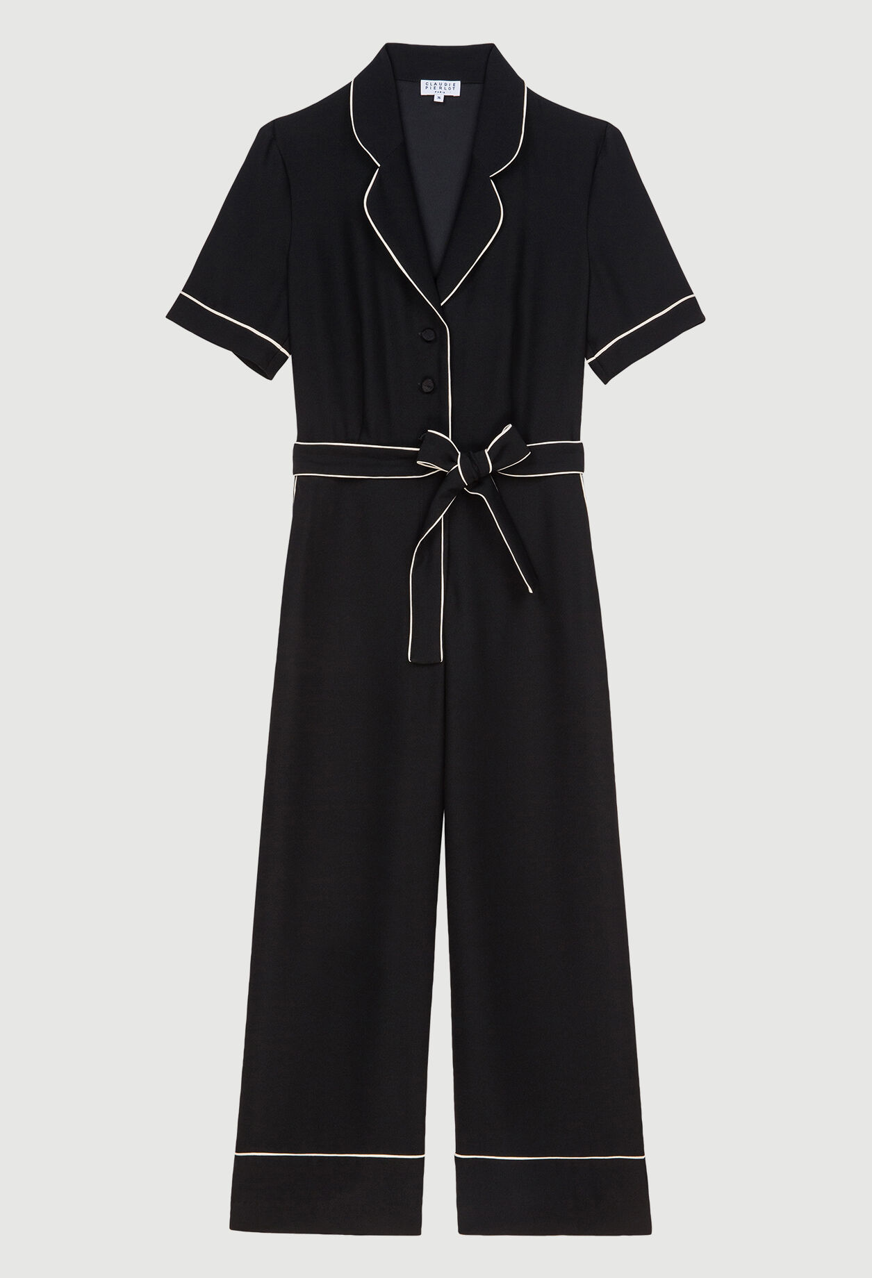 Jumpsuit mit Reverskragen