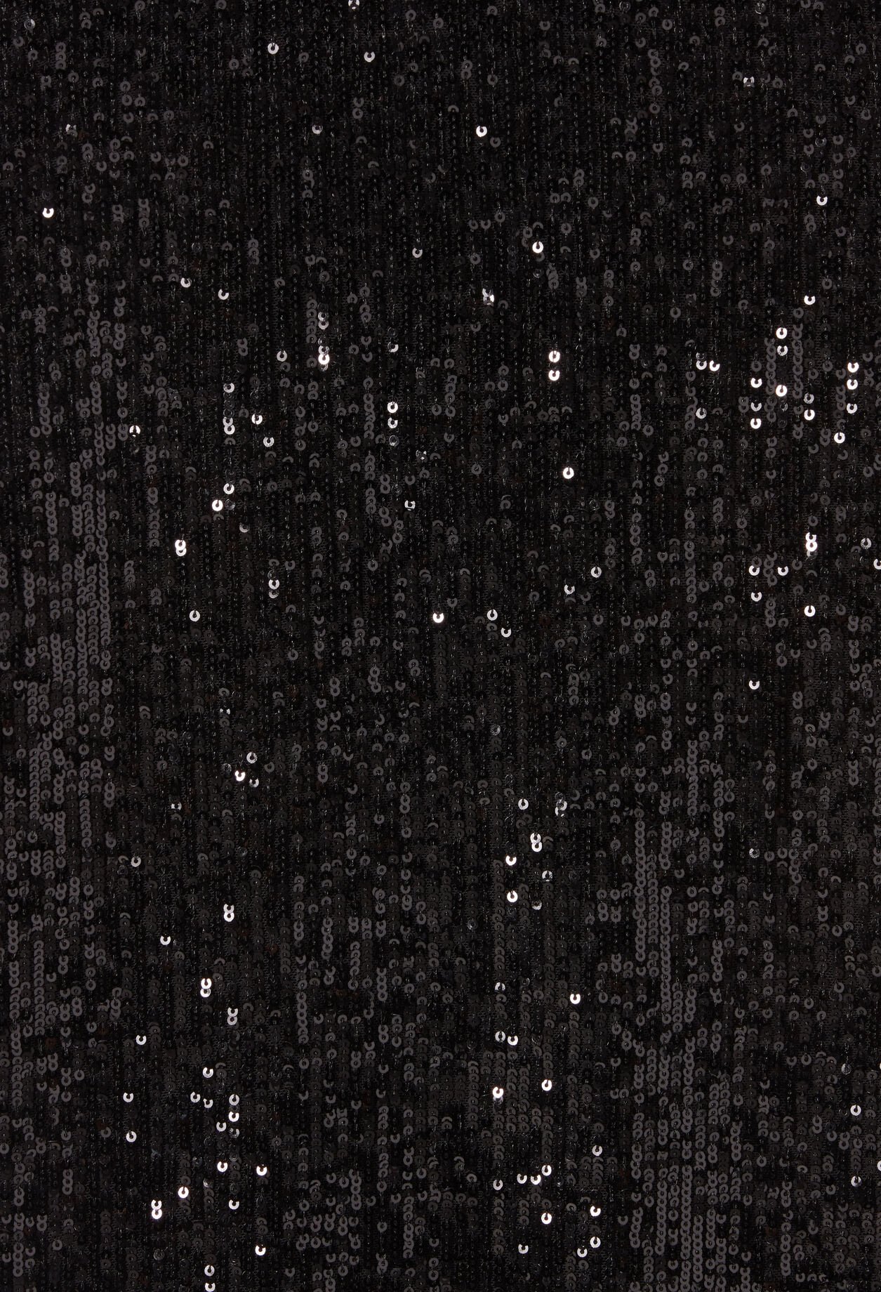 Gerade Hose Pailletten schwarz