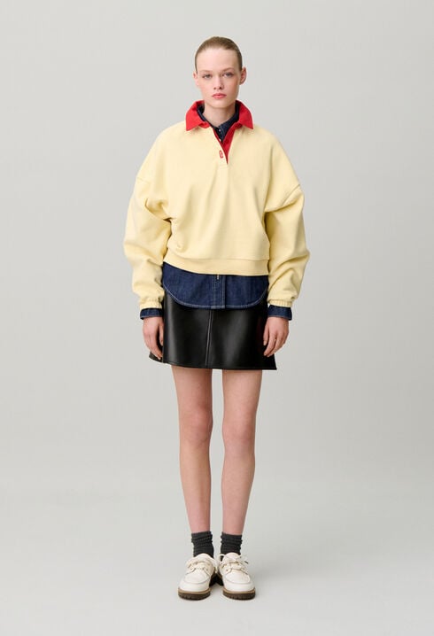 Oversize-Sweatshirt aus Baumwolle